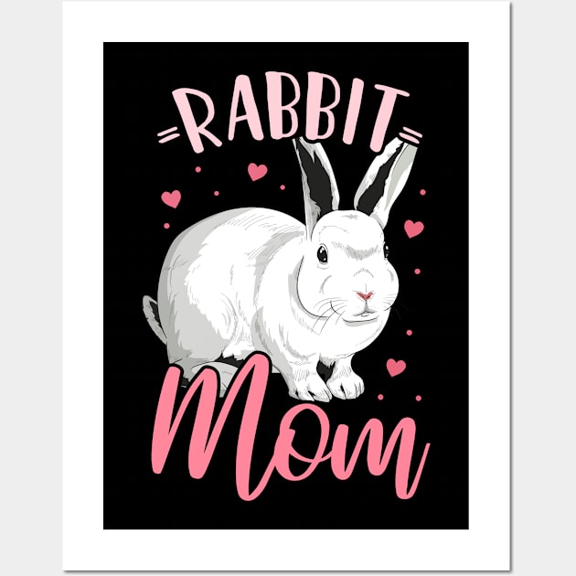 Rabbit Mom Wall Art by CreativeGiftShop